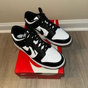 Panda Dunks, women's 9. Worn once